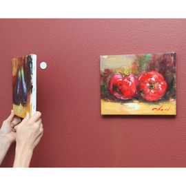 ENVISIONED Self Adhesive Hook & Loop Dots, 250 Pairs 3/4" Inch Diameter, Strong Self Adhesive Dots for Classroom, Sticky Backed Round Hook and Loop Circles, White