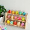 Wooden Egg Holder Countertop Egg Holder For Fresh Eggs,Bamboo Egg