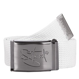 2Stoned Money Belt Safe Belt Unisex 4 cm Wide Matte Buckle Classic for Men and Women, White, Classic