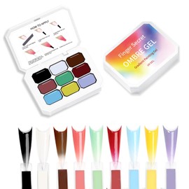 BEVINAS OMBRE Gel Nail Polish Kit - Soak Off UV/LED Gel for Gradient Nail Polish, 15-Day Shine,Chip-Free Salon Quality DIY Manicure (7)