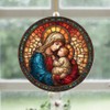 Holy Mother & Child Stained Glass Acrylic Ornament 2025 –