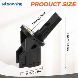 Mtsooning 2PCS ABS Car Wheel Speed Sensor,Compatible with C-Max Focus Mondeo C30 S40 S60 S80 V40 V50 V60,Replacement 3M5T2B372AB 8M5T2B372AA BP4K43701A 30748149