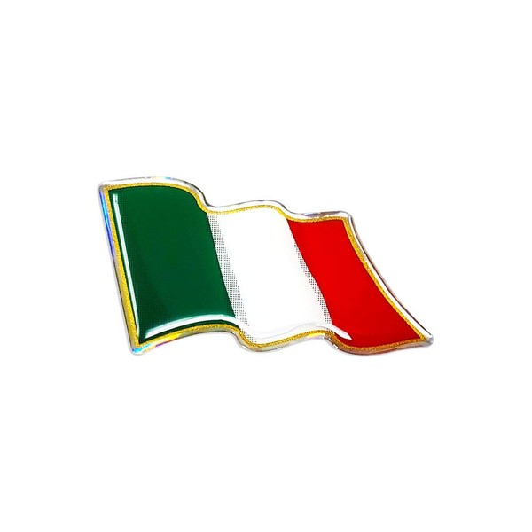 4R Quattroerre.it - 14009 - Italian Flag 3D Wind Sticker