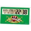 Juggler LCD Thermometer/Hygrometer Clock Clock Thermometer Hygrometer Calendar Alarm Green