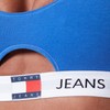 Tommy Jeans Women's Cut Out Bralette, blue