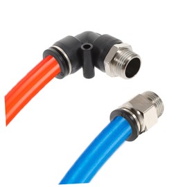 iplusmile Quick Release Pneumatic Connectors 6 Pack Air Tube Connector Kit 3/8 12mm