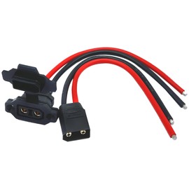 Amass XT90H XT90E-F Plug Male Female Extension Connector Adapter with Sheath Housing with 12AWG 20cm Silicone Wire for RC Lipo Battery FPV Racing Drone