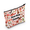 JXGZSO Canada Trip Gift Next Stop Canada Cosmetic Zipper Bag