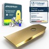 HAUSPROFI 30 x titanium robotic lawnmower blades, replacement blades, ultra-sharp,