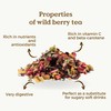 Red Berry Tea Loose Organic 100g (50 Cups) | Caffeine