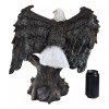 Large 18"H Wings Of Glory Perching Grand Bald Eagle Statue