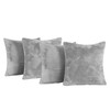 Brentfords Waffle Fleece Set of 4 x Cushion Covers 45