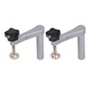2PCS 20mm Bench Dog Clamps Adjustable Benchtop Quick Clamp Aluminum