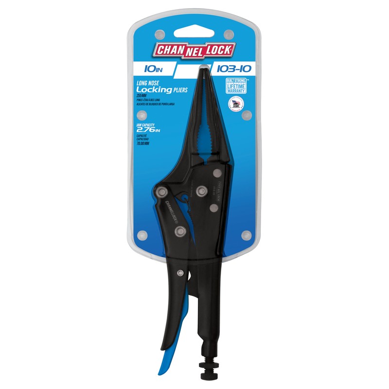 Channellock Combination Long Nose Locking Pliers 103-10 - Epoxy Resin