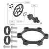 Alomejor Bike Hub Conversion Kit, 100-110 mm Mountain Bike Front