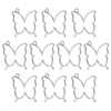 PATIKIL Alloy Open Back Bezel Pendants, 20 Pack Butterfly Shaped