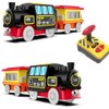 HYPERLIVING Motorized Trains for Wooden Track, Remote Control Train with