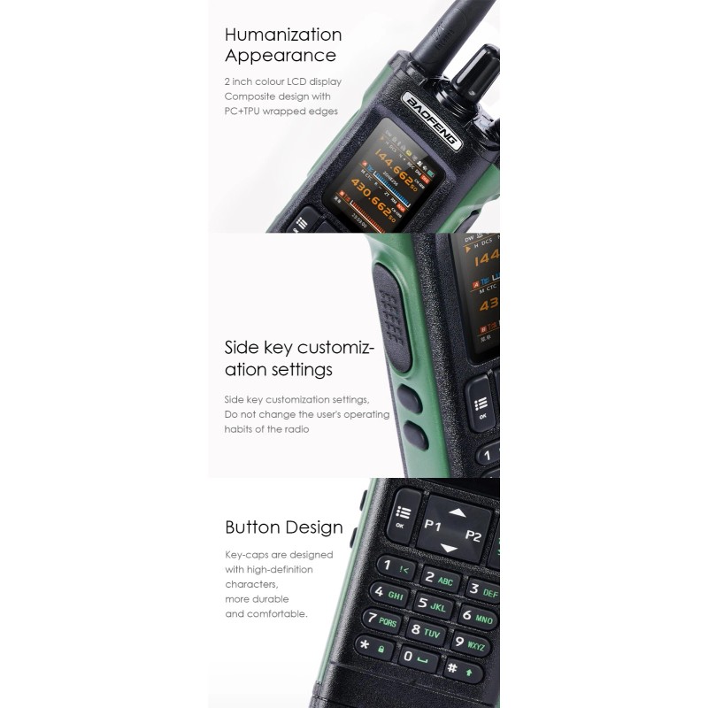 BAOFENG DM-32UV DMR Walkie Talkie Digital Simulation GPS/APRS Air Band