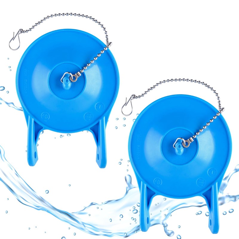 Hibbent 2 Pack Large 3-Inch Toilet Flapper Replacement Compatible with