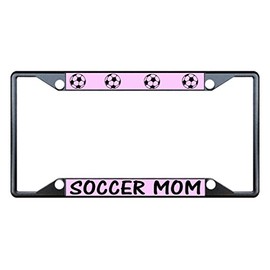 Fastasticdeals Soccer Mom License Plate Frame Tag Holder Cover