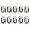 10Pcs Wire Rope Trellises Cross Clip Stainless Steel Cable Railing