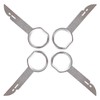 Amusingtao 4pcs Radio Release Keys, 6mm x 68mm Radio Removal