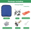 WADEO Camping Stove with 1LB Propane Tank Adapter, Fuel Can