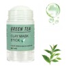 Mascarilla De Té Verde En Barra Sin Poros, Arcilla Purificad