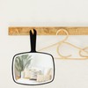 DVHOK Handheld Mirror, Portable Hand Mirror with Hanging Hole in