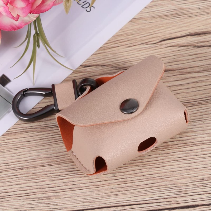 Gatuida 3pcs Simple Imitation Leather Earphone Case for Lightweight and