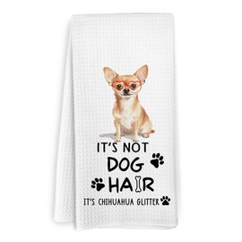 KFXHANGD Chihuahua Gifts Kitchen Towels, Chihuahua Gifts for Women Men, Funny Chihuahua Hand Towels, Chihuahua Hand Dish Towels for Bathroom Kitchen, Chihuahua Gifts for Chihuahua Lovers, 16x24 Inch