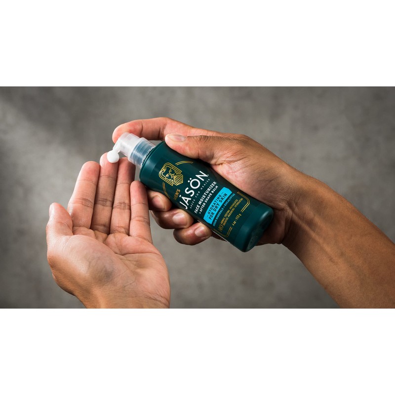Jason Men's Hydrating Lotion & Aftershave Balm, 4 oz