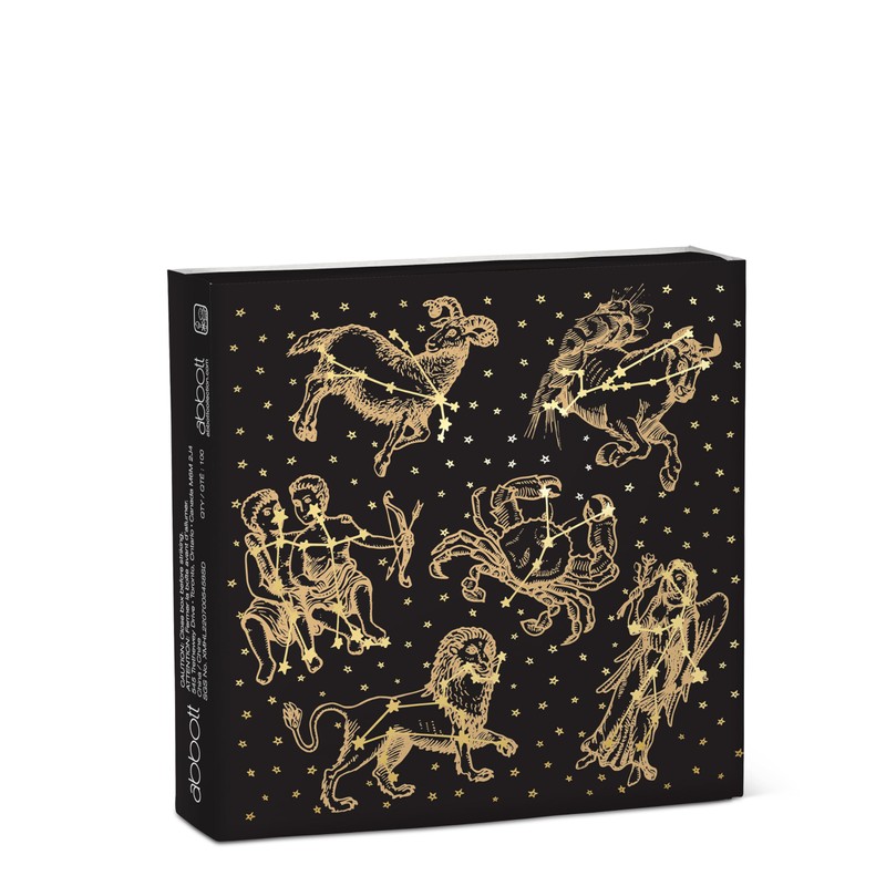 Abbott Collection Zodiac Decorative Matchbox. 100 Long Matchsticks - Wood/Paper,