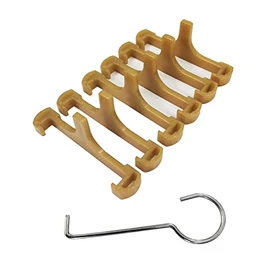 Neodrain Gloden Plastic Clip for Linear Drain, Tile Tray supporter, for Neodrain 24",28",32",36",40",48",60",72" Tile-insert Shower Drain, with Lifting Hook, 6 PCS