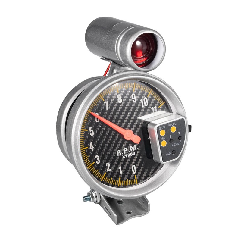Unbranded 5" Carbon Style Face Tachometer Tach Gauge + Shift