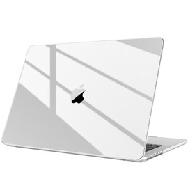 Fintie Case Compatible with MacBook Pro 16 (2024-2021) M4 M3 M2 M1 Pro/Max A3186 A3403 A2991 A2780 A2485, Improved Ultra Thin Case Compatible with MacBook Pro 16 Inch (Crystal Clear)