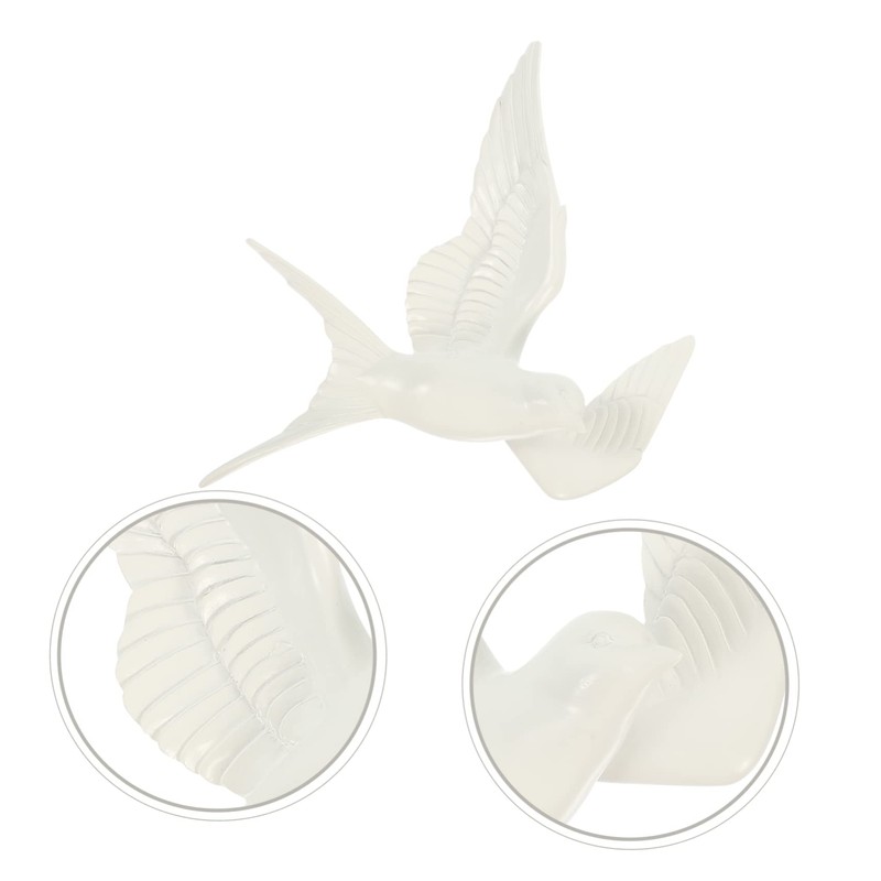 Gatuida 3d Bird Model Wall Decor Bird Statue Wall Hanging