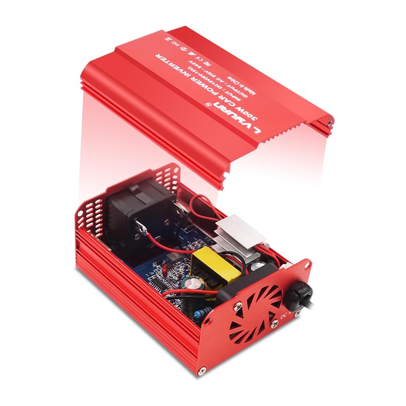 Wechselrichter 12V 230V 200W 2 USB Spannungswandler Kfz-Zigarettenanzünder-Adapter