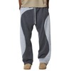 ZAFUL Men's Baggy Sweatpants Color Block Irregular Patchwork Drawstring Sweatpants