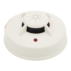 Smoke Alarm Battery Operated LED Indicator Quick Response Dustproof 360° Angle Fire Detector