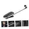 Mikinona 1 Set Retractable Wireless Earphone Clip Headset Professional Black