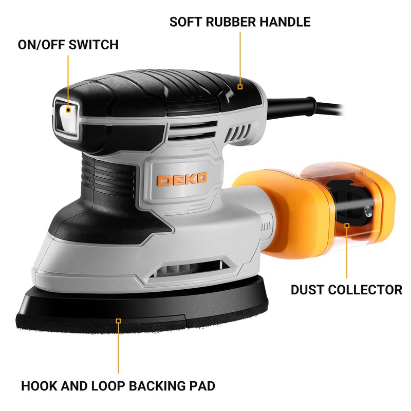 Detail Sander: DEKOPRO Multi-Function Mouse Sander Electric Sander Tool Corded