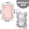 JUGUTA Photocard Holder, Kpop Keychain Y2K Photo Card Holder ID