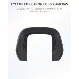 Camera Eyecup Viewfinder Eyepiece + Bubble Spirit Level Hot Shoe Cover Cap Protector Kit compatible for Canon EOS R50 R10 R8 R7 R6 Mark II R5C R3 (It's for R5C, not for R5)