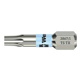 3867/1 Series Torsion Stainless Steel Torx Insert Bit for 1/4" Hex Drive, T30 x 1" Long