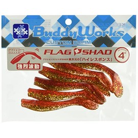 BuddyWorks FLAG SHAD4 Lure WRG Wild Aakin