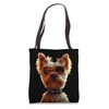 Yorkshire Terrier with Sunglasses Dog Lover Cute Yorkie Tote Bag