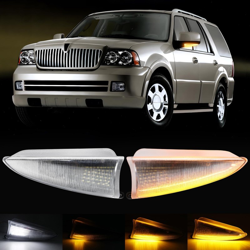 LED Side Mirror Turn Signal Light Compatible with Expedition Navigator