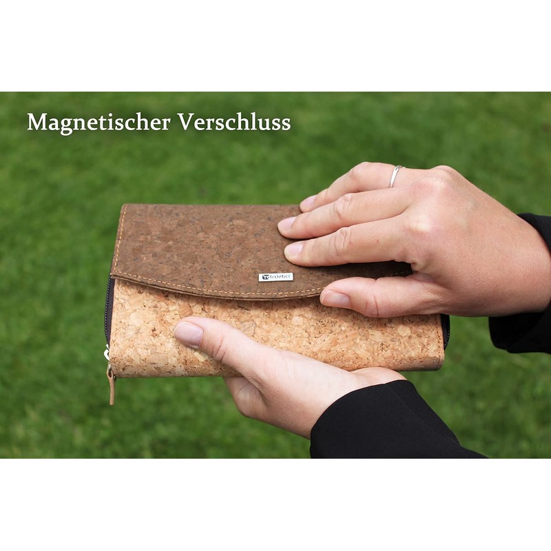Women's Purse Purse Deluxe Wallet, Made from Cork