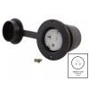 AC WORKS® 20A 125V NEMA 5-20 Household Flanged Power Outlet